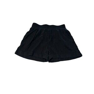 Anthropologie GIANNI BINI Size Medium Linen Blend Black Cuffed Stretch‎ #OP13-1